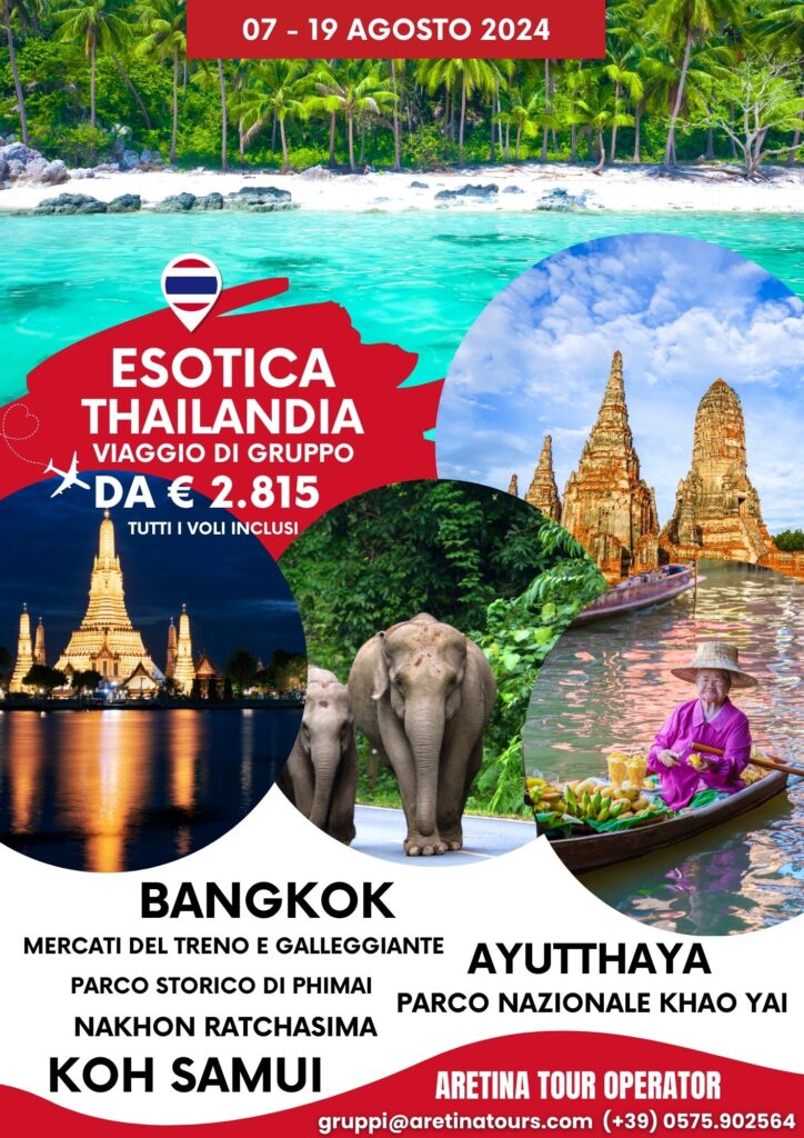 offerte viaggi organizzati Thailandia agosto 2024